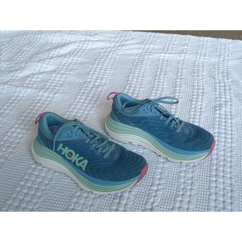 Hoka One One HOKA Gaviota 5 Size 8 B Alpine Blue Jadeite  Womens